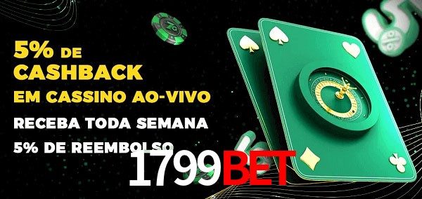 Promoções do cassino ao Vivo 1799bet